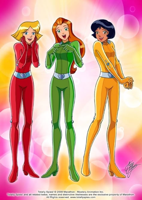 Totally Spies! (2001) Totally Spies Halloween, Spy Cartoon, Spy Dress, Spy Outfit, Trio Costumes, Spy Girl, Trio Halloween Costumes, Spooky Szn, Totally Spies