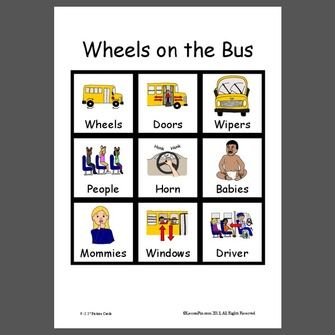 Wheels On The Bus Printable Free, Wheels On The Bus Activities For Preschool, Wheels On The Bus Song, Bus Picture, Bus Crafts, Bus Safety, Nursery Rhymes Preschool, The Wheels On The Bus, Preschool Crafts Fall