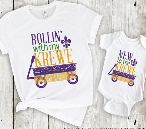 Mardi Gras shirts by @winknola @thebasketry Kids Mardi Gras Shirt, Mardi Gras Svg Files, Mardi Gras Shirts, Mardi Gras Kid, Mardi Gras Diy, Louisiana Mardi Gras, Mardi Gras Svg, Mardi Gras Outfits, Mardi Gras Parade