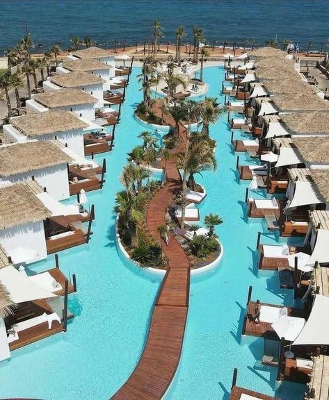 Beach Resort Design, Resort Design Plan, Resort Plan, Resort Architecture, Decoration Restaurant, Resort Design, Resort Villa, Crete Greece, Online Application