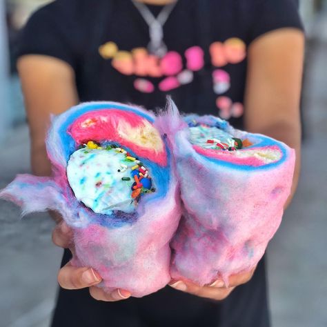 Cotton Candy Burrito, Cotton Candy Clouds, Rainbow Food, Birthday Food, Easy Baking Recipes, Food Obsession, Easy Baking, Cotton Candy, Just Girly Things