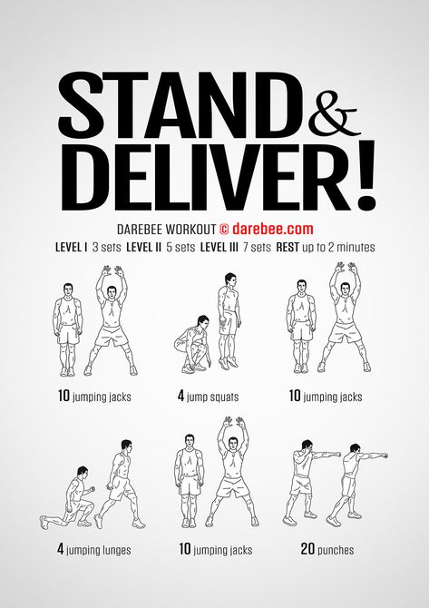 Stand And Deliver Workout Jumping Jacks Workout, Jumping Lunges, Stand And Deliver, Crossfit Wod, Rest Up, Crossfit Games, Jump Squats, Jumping Jacks, Upper Body