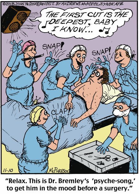 Kidney Stone Humor, Surgery Jokes, Close To Home Comic, Funny Nurses, Funny Incidents, Medical Memes, Medical Jokes, Funny Medical, Garfield And Friends