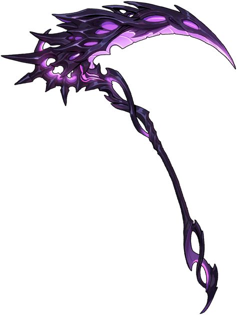 Fantasy Scythe Ideas, Fantasy Weppons, Scythe Fantasy Art, Dragon Scythe, Magic Scythe, Shadow Scythe, Sythe Designs, Dnd Scythe, Scythe Rpg