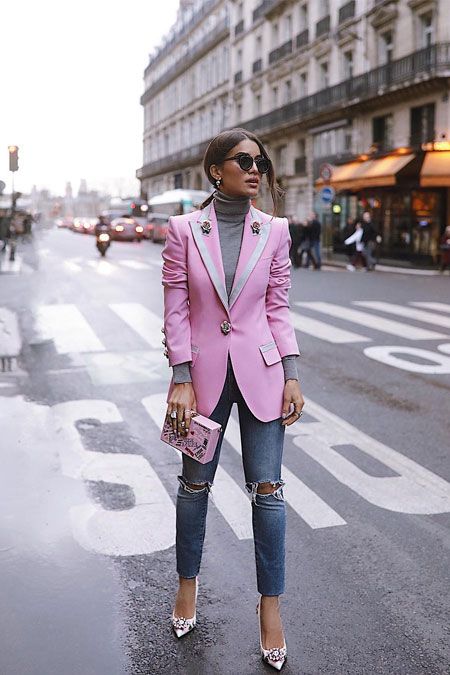 LOVIKA | Insta 10 - Camila Coelho Pinky Pinky, Korean Fashion Ideas, Style Casual Chic, Outfit Work, Chique Outfits, Moda Chic, Korean Fashion Trends, Outfit Trends, Pink Blazer