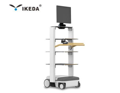 YKD-2002 Medical Endoscopy Cart Medical Trolley, Trolley Table, Medical Cart, Medical Carts, Delivery Robot, Medical Device Design, Hospital Clinic, Quality Management System, Industrial Design Trends