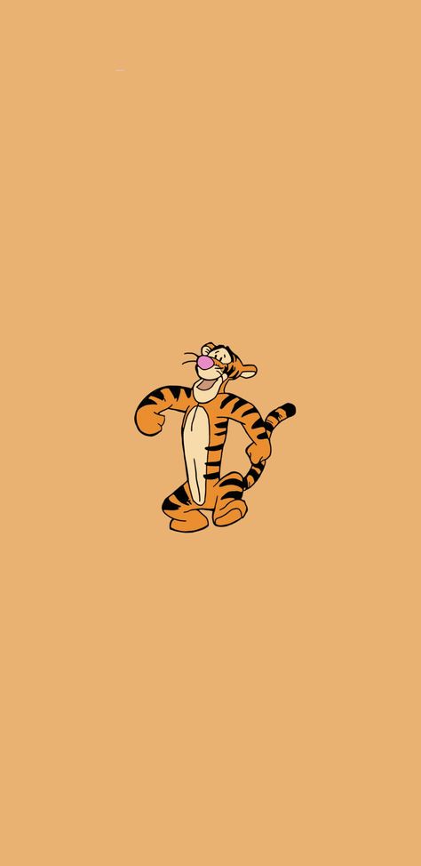 Tigger Iphone Wallpaper, Tigger Fall Wallpaper, Tigger Wallpaper Iphone, Tigger Christmas Wallpaper, Tigger Backgrounds, Orange Disney Aesthetic, Tigger Wallpaper Aesthetic, Orange Disney Characters, Tigger Disney Wallpaper