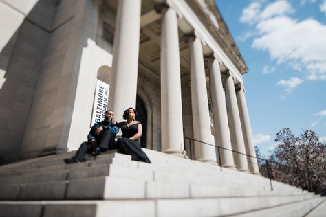 Artistic Chic Engagement at Baltimore Museum of Art | Baltimore Wedding Photographers Baltimore Museum Of Art Wedding, After 5 Attire, Fresh Prince Of Bel Air, Prince Of Bel Air, Baltimore Wedding, Engagement Locations, Maryland Wedding, Wedding Images, Baltimore