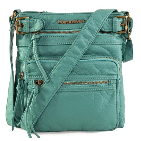 PRICES MAY VARY. This multi-functional crossbody purse, crafted from vegan leather, emphasizes both form and function. Women's crossbody bag measures 10"Hx 1.5"W x 10"D . Cross-body bag comes with a detachable and adjustable shoulder strap that measures from 15"-24". Multibag shoulder purse includes 9 pockets: Main*1, Front*4, Back*1, Inside*3. With a spacious and organized interior to hold all your essentials, the Women's Shoulder Bag. Montana West combines the best of traditional western eleme Multi Pocket Bag, Modern Cowgirl, Travel Purse, Purse Accessories, Pocket Bag, Womens Crossbody Bag, Womens Purses, Shoulder Purse, Bag For Women