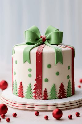 50+ Buttercream Christmas Cakes to Lust After | PARTY INSPO | Now thats Peachy