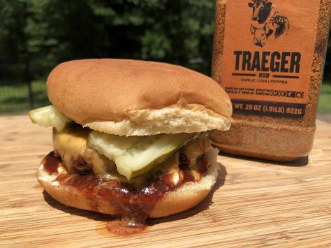 Traeger Grilled Frozen Burgers Grilling Frozen Burgers, Frozen Burger Patties, Baked Burgers, Smoked Burgers, Traeger Grill Recipes, Turkey Patties, Frozen Turkey, Pellet Grill Recipes, Traeger Recipes