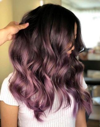 Lilac Hair Color, Summer Hair Color Ideas, Brunettes Highlights, Highlights For Brunettes, Summer Hair Highlights, Hair Color Options, Color For Brunettes, Hair Color For Brunettes, Lilac Hair