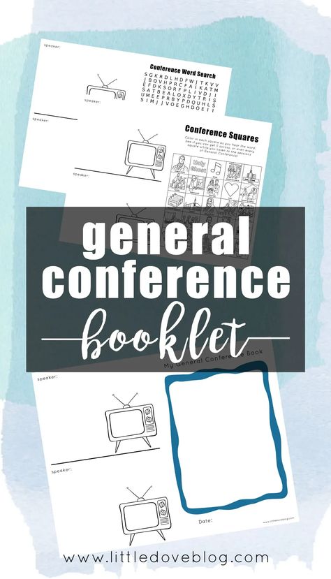 General Conference booklet printable. Free General Conference activities for kids. General Conference Activities For Kids Printables Free, General Conference Activities For Kids, General Conference Notebook, General Conference Printable, Lds General Conference Activities, General Conference Notes, General Conference Packets, General Conference Activities, Relief Society Lessons