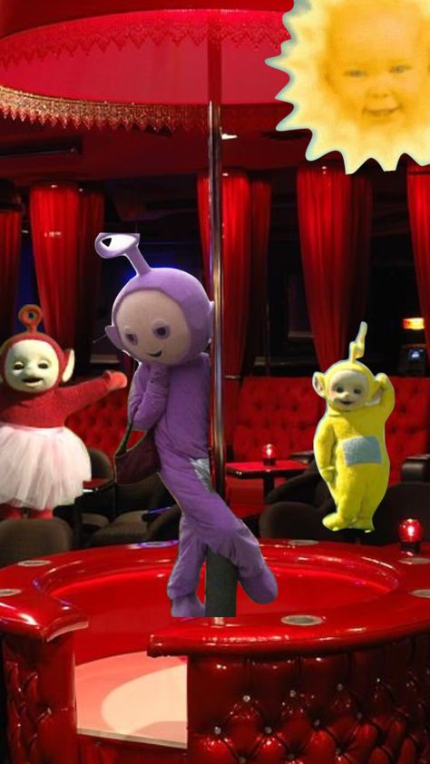 #teletubies #aestheitc #relate Teletubbies Scary, Teletubbies Wallpaper, Telly Tubbies, Slendy Tubbies, Teletubbies Funny, Teletubbies Costume, Future Wallpaper, Very Funny Pictures, Cute Halloween