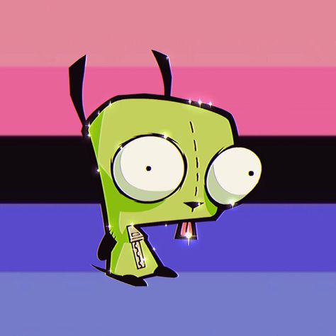 Omnisexual Pfp, Omni Pfp, Omni Flag, Gir Invader Zim Pfp, Insane Woman, Gir Pfp, Pride Pfp, Invader Zim Gir, Zim Gir