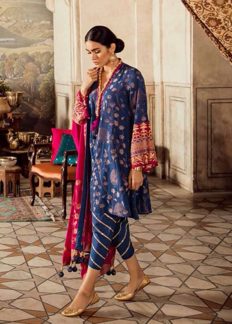 Cross Stitch Online: Cross Stitch Lawn 2019, Silk Suits Unstitched Collection | Buy Sanaulla Online Store Broket Silk Suit Design, Silk Suits Designs, Silk Suit Designs Indian, Pakistani Formal Dresses, Nikkah Dress, Silk Suits, Pakistani Fashion Casual, Pakistani Dresses Casual, Pakistani Fashion Party Wear