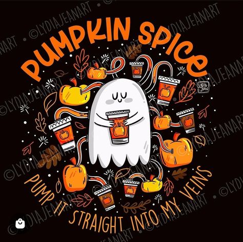 Pumpkin Spice Art, Jean Art, Jeans Pumps, Happy Pumpkin, Little Ghost, Art Happy, Taking Over The World, Brand Designer, Awe Inspiring