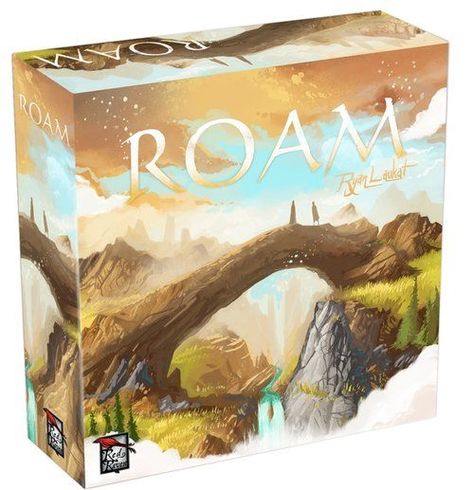 Roam | Image | BoardGameGeek Map Game, Fantasy Board Games, Game Card Design, Map Games, Board Game Design, Japanese Artwork, Fun Board Games, Game Illustration, Games Box