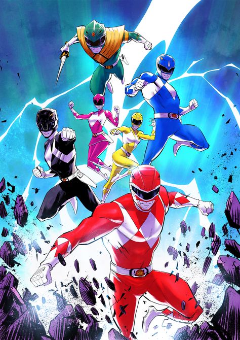 Power Rangers Anime, Power Rangers Poster, Making Colors, Power Rangers 2017, Power Rangers Ninja Steel, Power Rangers Megazord, Saban's Power Rangers, All Power Rangers, Power Rangers Fan Art