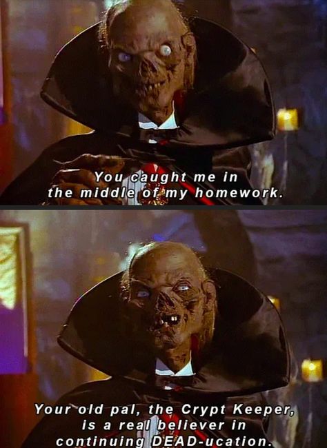 Tales From The Crypt - "The Reluctant Vampire" - (1991) Tales From The Crypt, Horror Movies, Humor, Disney, Art, Humour, Horror Films