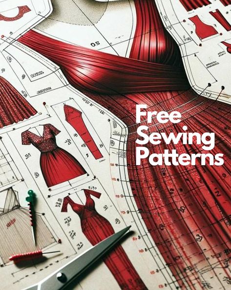 Find free sewing patterns on my website #fabricodesign #freesewingpattern #freepdfsewingpattern Garment Construction Cover Page, Designer Dress Patterns, Free Sewing Patterns Printable, Designer Clothing Patterns, Free Sewing Tutorials, Sew A Dress, Sewing Patterns Pdf, Free Printable Sewing Patterns, Teaching Sewing