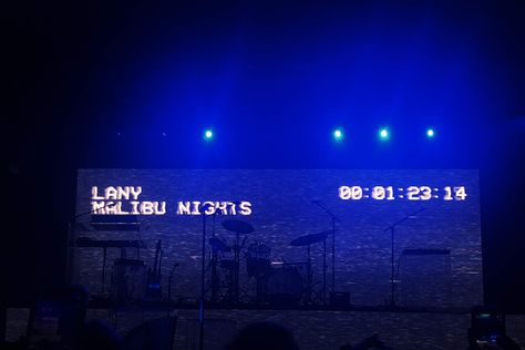 LANY Malibu Nights Tour Lany Wallpaper Aesthetic Desktop, Lany Malibu Nights, Malibu Nights, Paul Klein, Hd Landscape, Twt Header, Music Poster Ideas, Fb Cover Photos, Concert Aesthetic