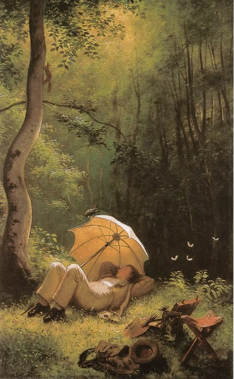 19th Century Aesthetic, Carl Spitzweg, Forest Clearing, Rennaissance Art, Georges Seurat, Poster Shop, Wooden Jigsaw Puzzles, German Art, Wooden Jigsaw