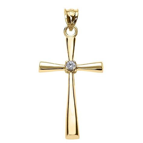 Yellow Gold Solitaire, Gold Cross Pendant, Diamond Cross Pendants, Rose Gold Pendant, Diamond Cross, Solitaire Diamond, Special Jewelry, Solitaire Pendant, Cross Jewelry