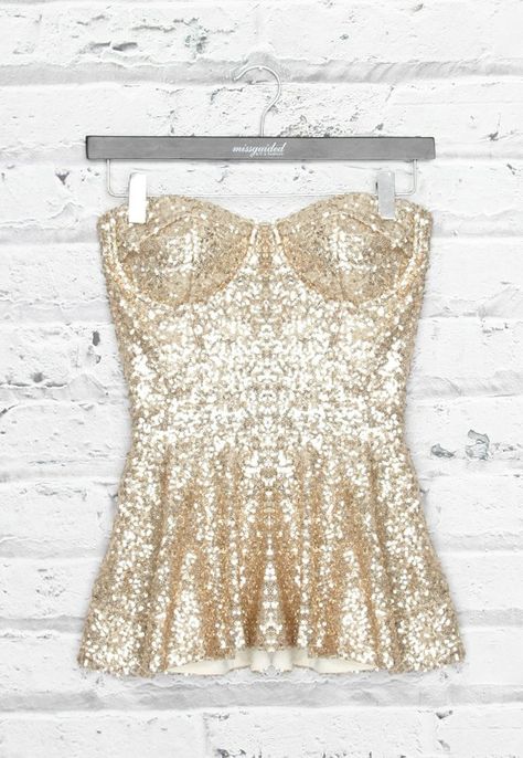 Sequin Peplum Top, Pastel Outfit, Looks Party, Gold Sequin, Marchesa, Elie Saab, Looks Style, Girly Girl, Style Me Pretty