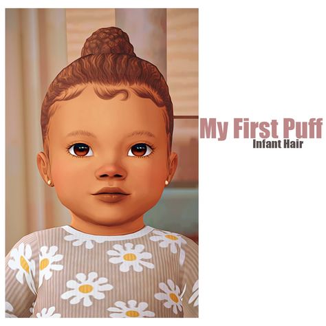 Sims Infants, Infants Cc, Toddler Hair Sims 4, Sims 4 Curly Hair, Infant Cc, Hair Base, Sims Baby, Cc Hair, Sims 4 Children