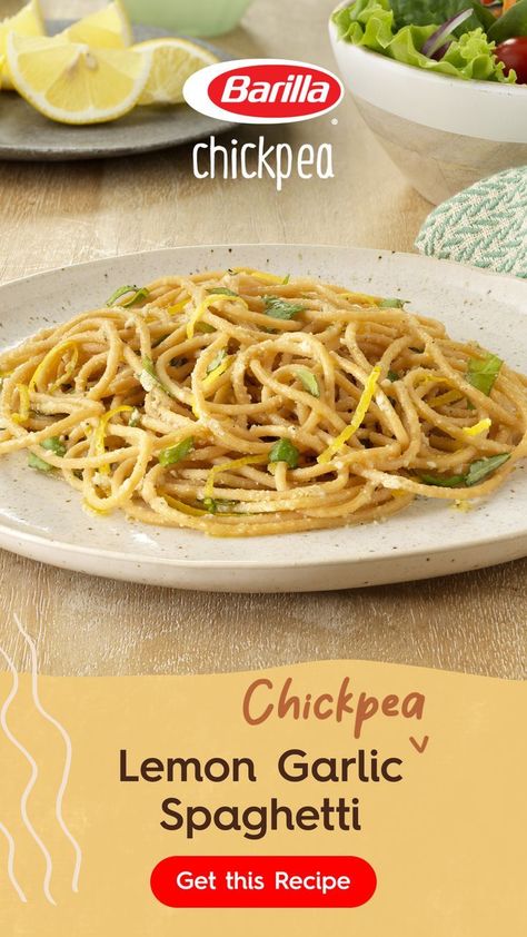 Chickpea Spaghetti, Garlic Chickpeas, Garlic Spaghetti, Chickpea Pasta, Chicken Spaghetti, Pasta Dinners, Spaghetti Pasta, Easy Weeknight Dinner, Spaghetti Recipes