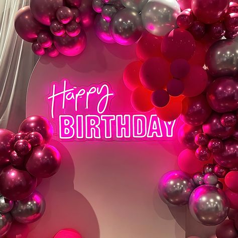 Happy Birthday Neon Sign, Birthday Neon Sign, Happy Birthday Neon, Whatsapp Wallpaper Cute, Backdrop Frame, Party Hire, Wedding Hire, Sign Lighting, Neon Color