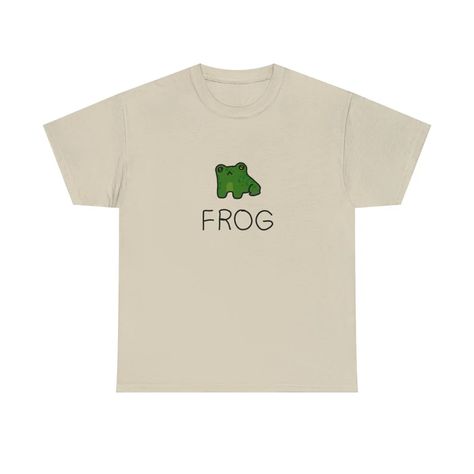 I made a shirt! Please check it out! Frog Tee Shirt, Frosch Illustration, Frog Stuff, Zebra Shirt, Frog T Shirt, Frog Shirt, Frog Illustration, Cow Shirt, Cute Frog