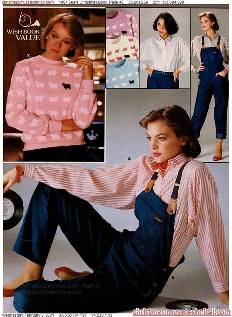 1980s Outfits Preppy, 1984 Womens Fashion, Mid 80s Fashion, 80s Fashion Catalogue, 1984 Outfits, 80s Preppy Fashion Women, 80’s Fashion Women, 80s Female Fashion, 1984 Style