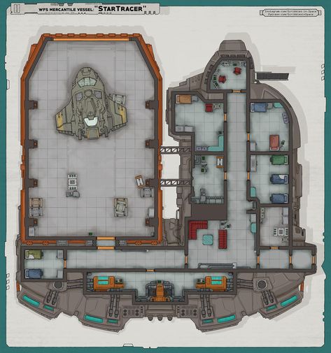 Star Wars Deck Plans, Star Wars Rpg Maps, Star Wars Ships Design, Station Map, Traveller Rpg, Map Layout, Ship Map, Alien Ship, Space Engineers