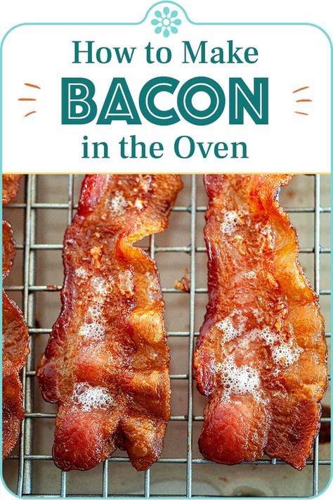 Bacon In Oven, Candied Bacon Recipe, Perfect Bacon, Oven Baked Bacon, Bacon In The Oven, How To Make Bacon, Cooking Bacon, Baked Bacon, Candied Bacon