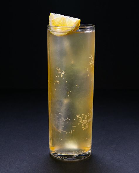 Highball Glass Cocktail, 20s Aesthetic, Highball Cocktail, Patrick Duffy, Lemon Soda, Cocktail Appetizers, Carbonated Water, Cocktail Club, Highball Glasses