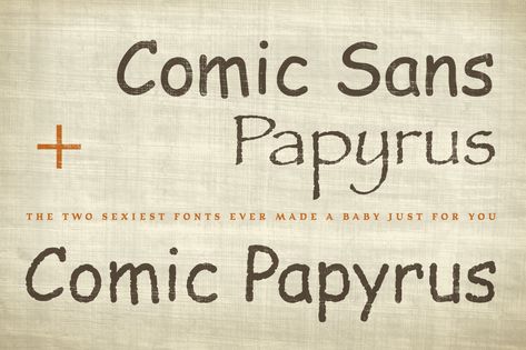 Comic Papyrus Free Lettering Worksheets, Sans Papyrus, Sans And Papyrus, Paternity Test, Lettering Download, Fall From Grace, Free Lettering, Font Names, Comic Sans