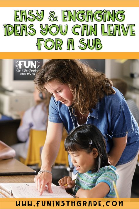 Are you looking for easy and engaging sub activities that you can leave when you’re in a pinch? These upper elementary activities and ideas are easy to add to your sub plans. We are sharing close reading activities, digital games, and center activities. These low prep activities allow students to work on a variety of academic skills while you’re away. Don’t stress over sub plans ever again with these ideas. 5th Grade Math Games, Upper Elementary Activities, Fifth Grade Resources, Close Reading Activities, Close Reading Passages, Prep Activities, Upper Elementary Math, Literacy Games, Classroom Management Tips