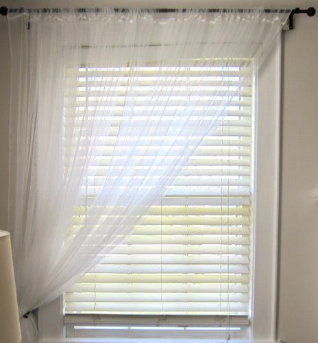 Net Curtain Ideas, White Net Curtains, Pink Bedroom Curtains, Curtains Over Blinds, Curtains Uk, Curtains Kitchen, White Blinds, Beautiful Kitchen Designs, Net Curtains