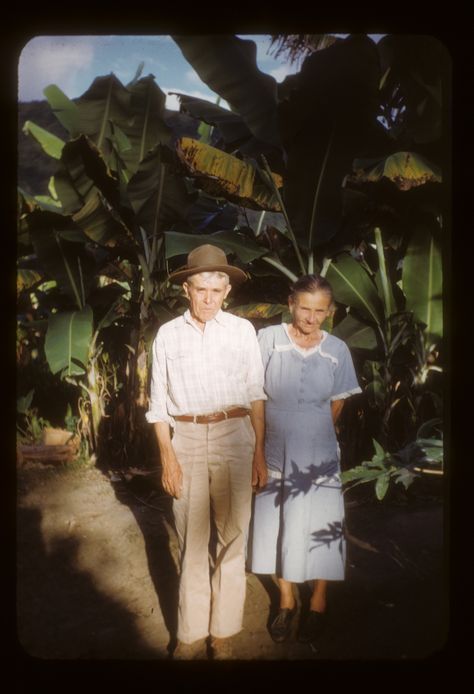 https://flic.kr/p/e6bKJF | PT-176--Older couple in front of banana trees | Puerto Rico, May 1949-May 1952. Paul Tieszen photo. Old Puerto Rico Pictures, Puerto Rico 2000s, 90s Puerto Rican Aesthetic, Puerto Rico 90s, Puerto Rico Culture, Latin Family, Puerto Rico Vintage, Vintage Puerto Rico, Puerto Rican People