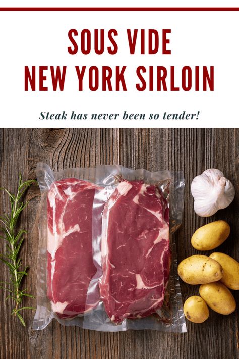 Boneless Ny Strip Steak Recipe, Sous Vide Recipes Beef, New York Steak Recipe, Ny Strip Steak Recipes, Ny Steak, Beef Loin, Lobster Roll Recipes, Strip Steak Recipe, Sous Vide Steak