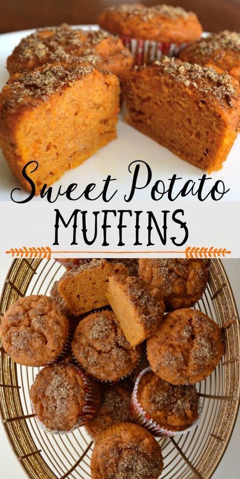 Gf Sweet Potato Bread, Leftover Sweet Potato Casserole Muffins, Moist Sweet Potato Bread Recipe, Sweet Potato Brunch Ideas, Easy Sweet Potato Muffins, Mashed Sweet Potato Leftovers, Sweet Potato Pumpkin Muffins, Sweet Potato Breakfast Muffins, What To Do With Mashed Sweet Potatoes