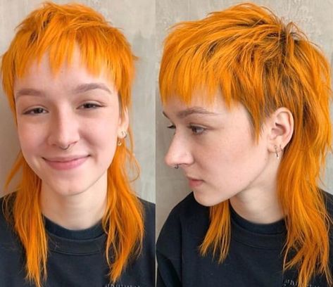 Yellow Mullet, Mullet With Shaved Sides, Punky Hair, Mullet Haircut, Punk Hair, Dull Hair, Corte De Cabelo Masculino, Alternative Hair, Mullet Hairstyle