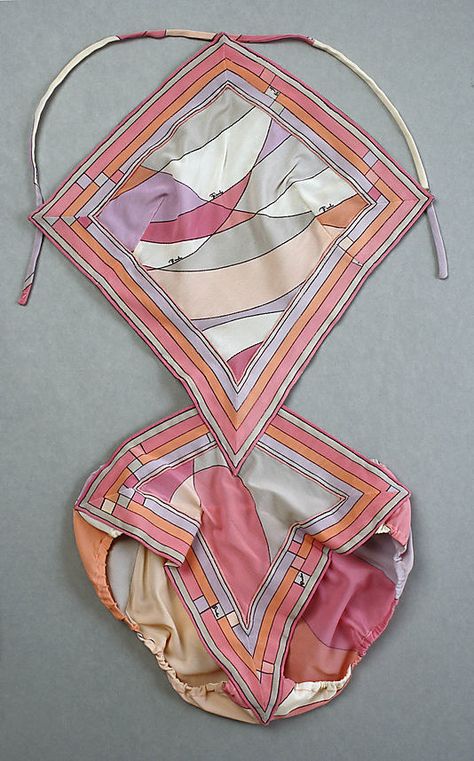 Emilio Pucci bathing suit ca. 1969 Emilio Pucci Swimwear, Pucci Bathing Suit, Emilio Pucci Vintage, Pucci Vintage, Timeless Wardrobe, Bohol, Steam Punk, Urban Chic, Emilio Pucci