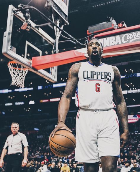 DeAndre Jordan. Clippers last chance with this unit. Deandre Jordan, Famous Athletes, Japanese Buildings, Basket Nba, Vince Carter, Kobe Bryant Wallpaper, La Clippers, Los Angeles Clippers, Out Of Time