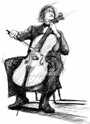 . Urban Music, Music Illustration, Object Drawing, Cellos, Drawing Projects, Urban Sketching, Sketchbook Art Inspiration, Pencil Sketch, Art Sketchbook