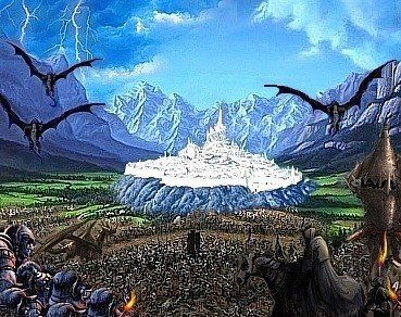 Gondolin and the army of Morgoth Lord Of The Rings Argonath, The Black Gate Of Mordor, Lotr Minas Morgul, Fall Of Gondolin, Morgoth And Ungoliant, Menegroth Tolkien, Smaug Hobbit, Tolkien Illustration, Middle Earth Map