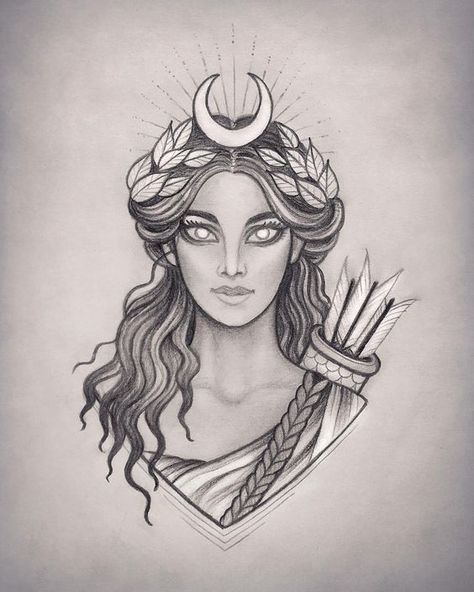 🎆Año 2700 A.C, una floreciente cultura se empieza a desarrollar en u… #detodo # De Todo # amreading # books # wattpad Greek Goddess Tattoo, Artemis Tattoo, Diana Instagram, Goddess Diana, Goddess Of The Hunt, Artemis Goddess, Kunst Tattoos, Greek Mythology Tattoos, Goddess Tattoo