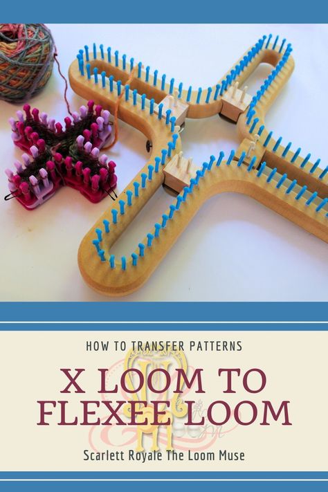 Click to see this video and learn how to transfer universal x loom patterns to the flexee loom with minimal changes. This video also explains how to increase and decrease on the flexee loom as well. Flexee Loom, Loom Knitting Stitches, Loom Knitting Patterns, Loom Knit, Loom Pattern, H U, Knit Stitch Patterns, Loom Patterns, Loom Knitting